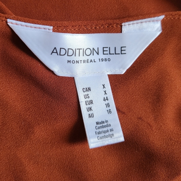 Addition Elle camisole tank top lingerie undershirt blouse shirt layered chiffon - Picture 5 of 8